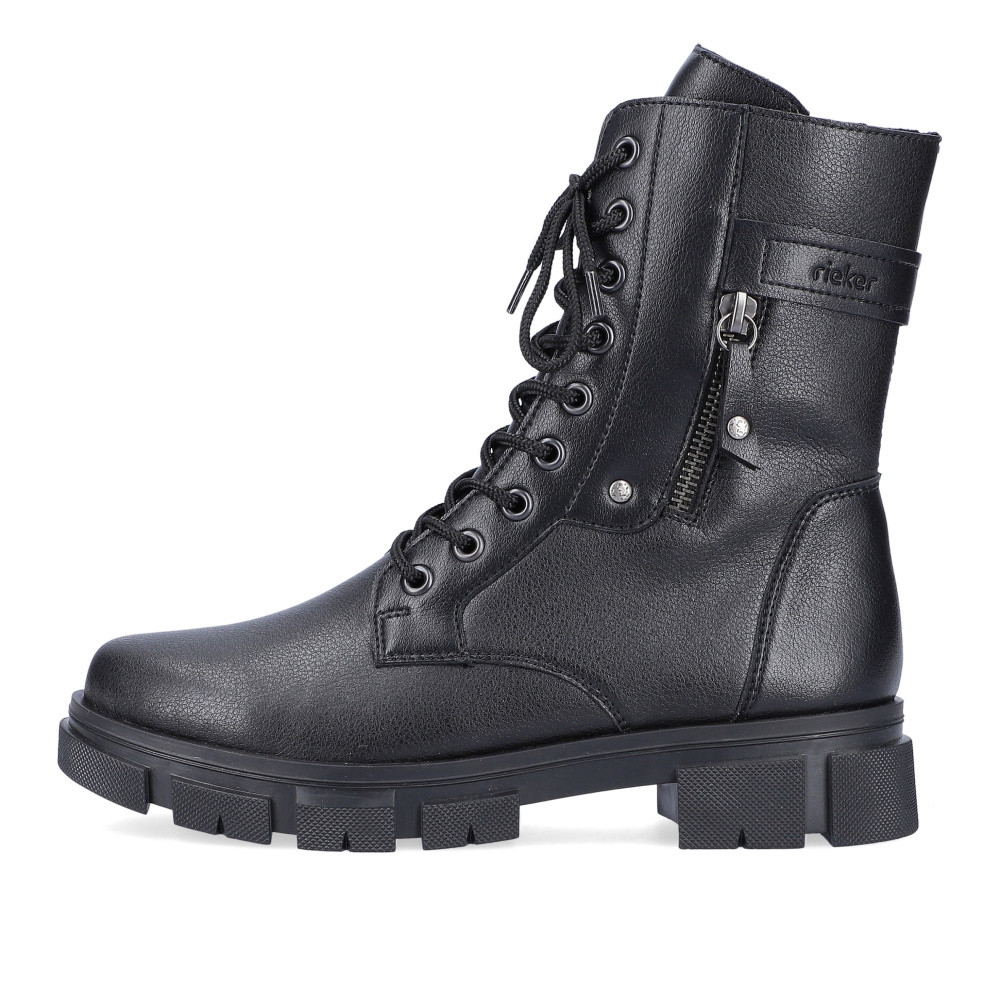 detail Dámská kotníková obuv RIEKER Y7113-00 černá W4