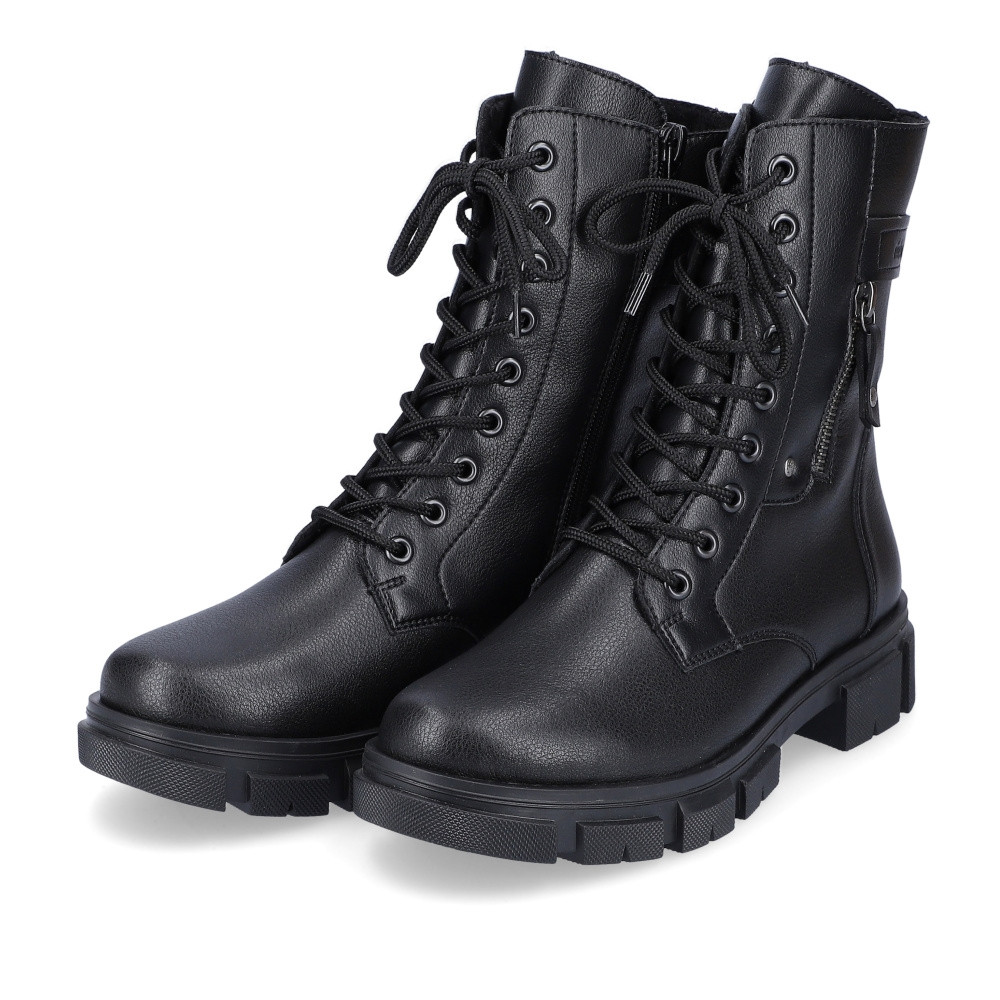 detail Dámská kotníková obuv RIEKER Y7113-00 černá W4