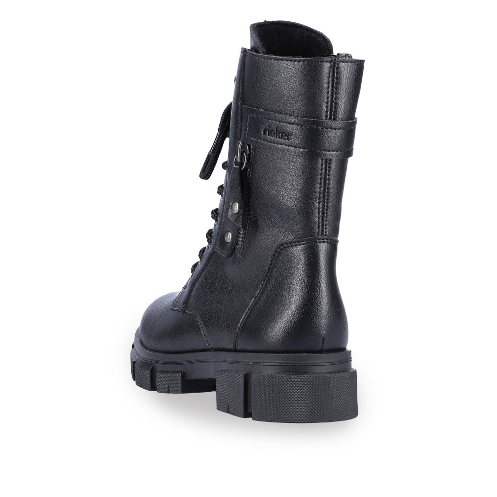 detail Dámská kotníková obuv RIEKER Y7113-00 černá W4