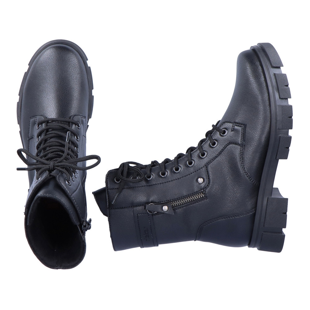 detail Dámská kotníková obuv RIEKER Y7113-00 černá W4