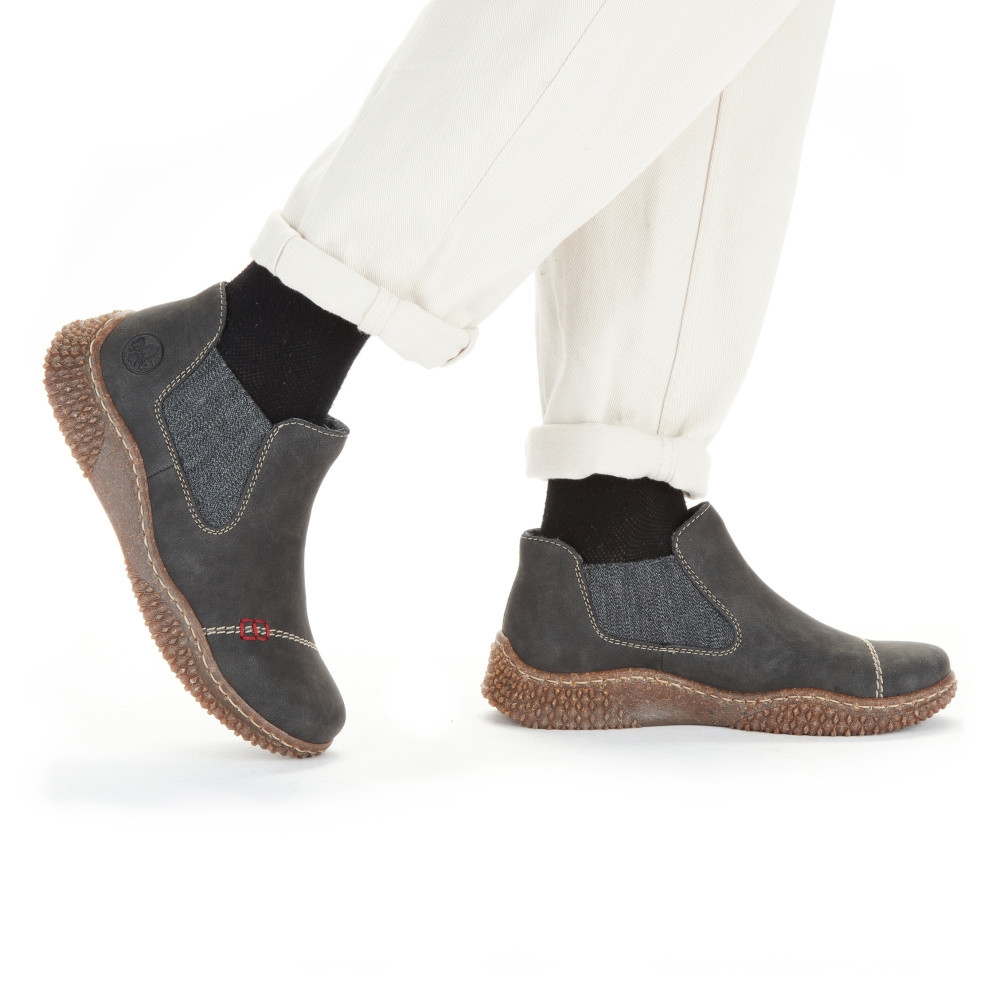 detail Dámská obuv RIEKER RIE-10302839-W2 šedá