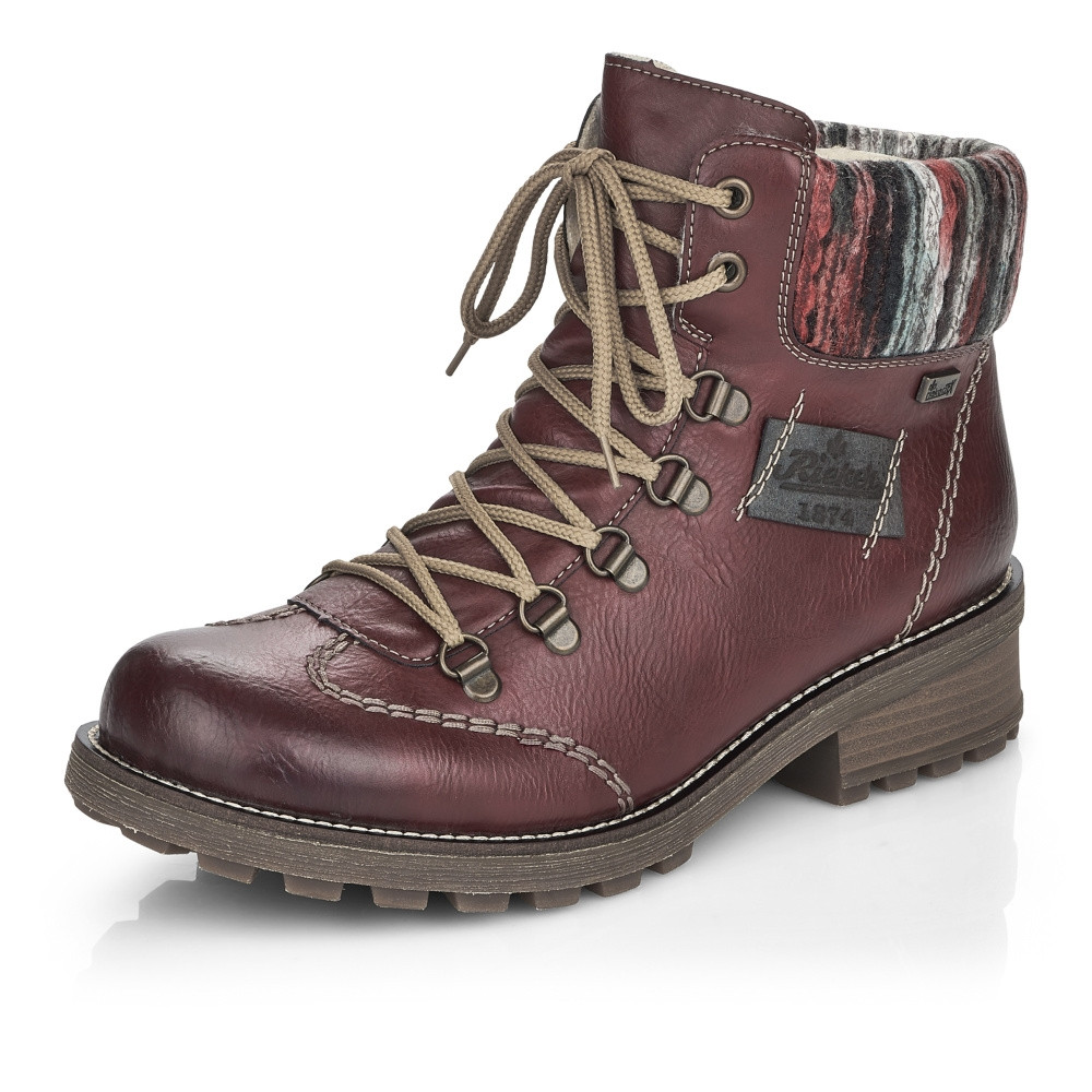 detail Dámská kotníková obuv RIEKER Z0444-35 červená W2