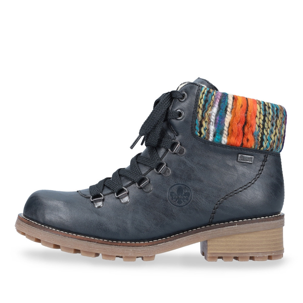 detail Dámská kotníková obuv RIEKER Z0445-14 modrá W4