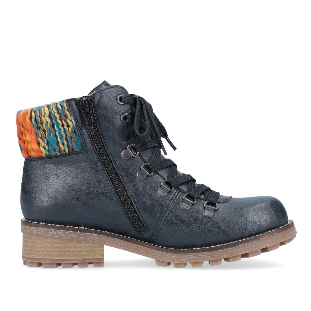 detail Dámská kotníková obuv RIEKER Z0445-14 modrá W4