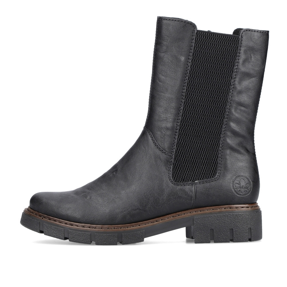 detail Dámská kotníková obuv RIEKER Z3582-00 černá W4