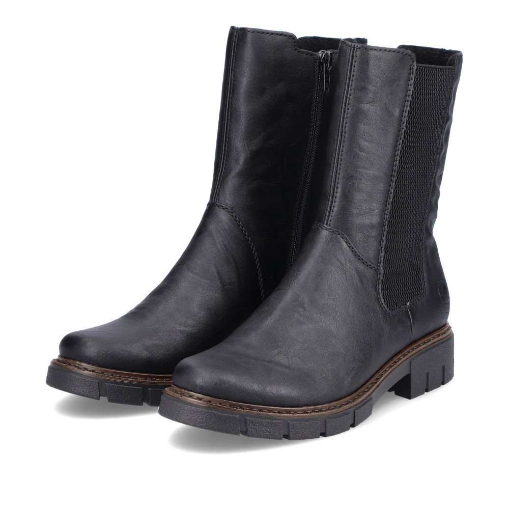 detail Dámská kotníková obuv RIEKER Z3582-00 černá W4
