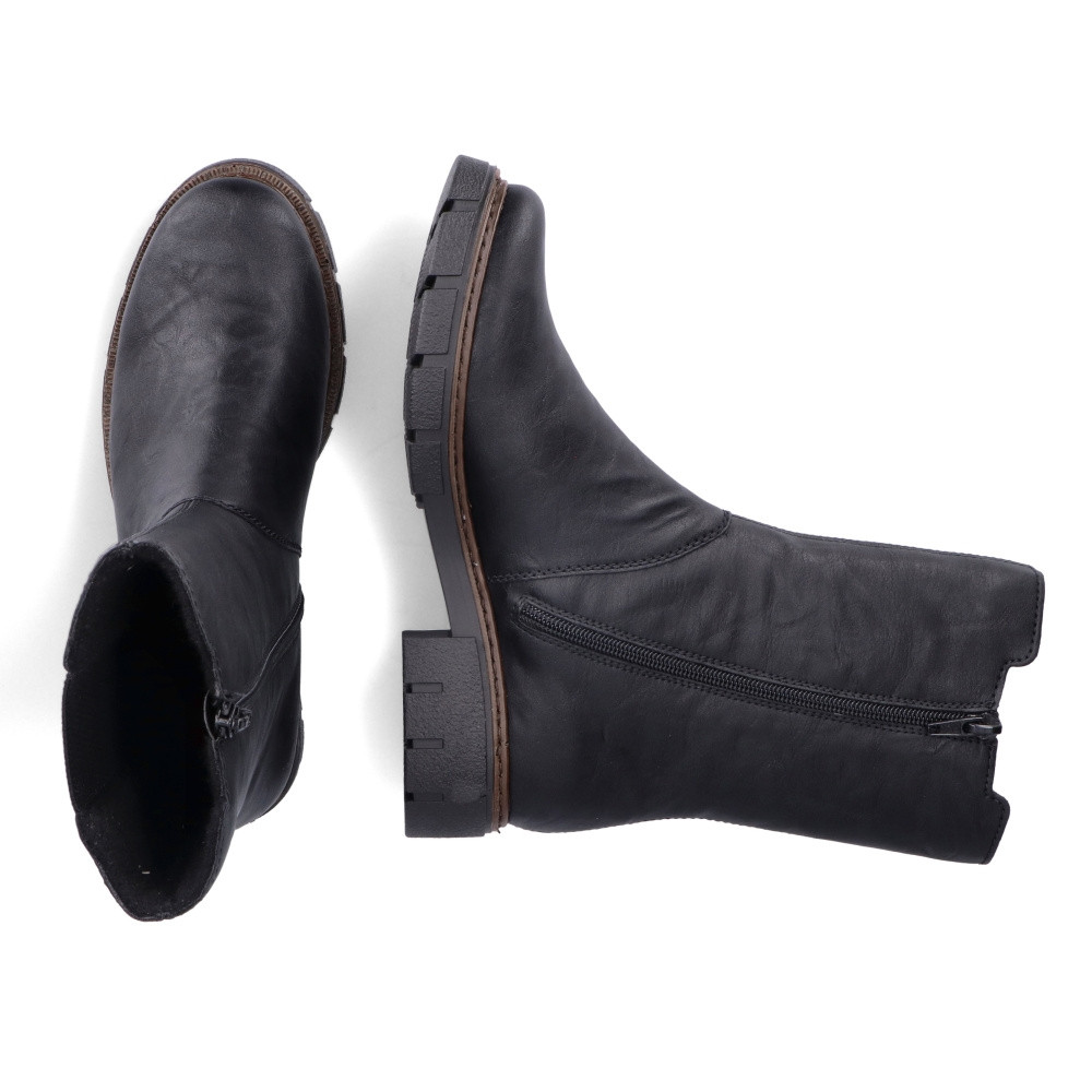 detail Dámská kotníková obuv RIEKER Z3582-00 černá W4