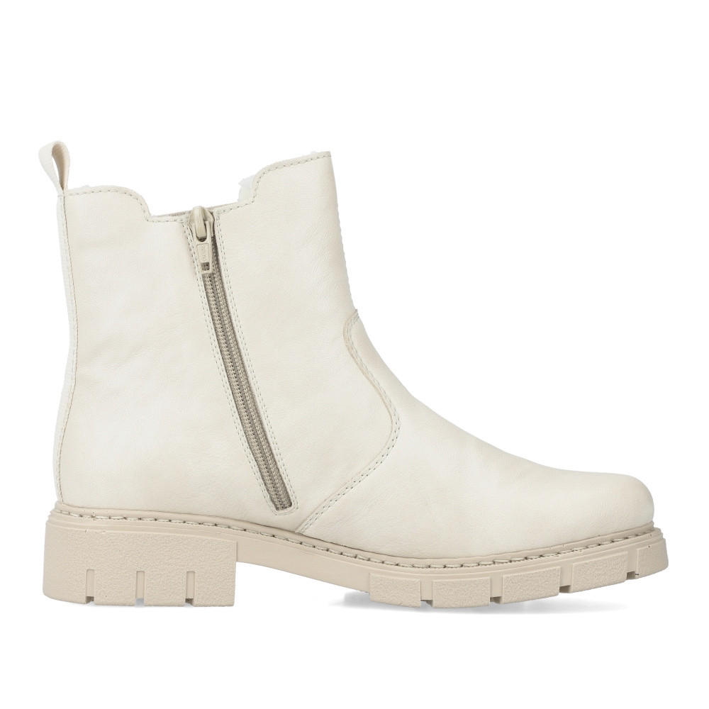 detail Dámská kotníková obuv RIEKER Z3584-80 béžová W2