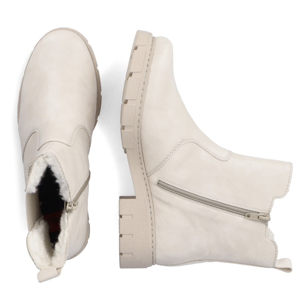 detail Dámská kotníková obuv RIEKER Z3584-80 béžová W2