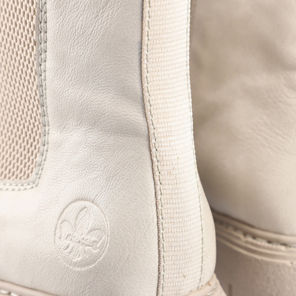 detail Dámská kotníková obuv RIEKER Z3584-80 béžová W2