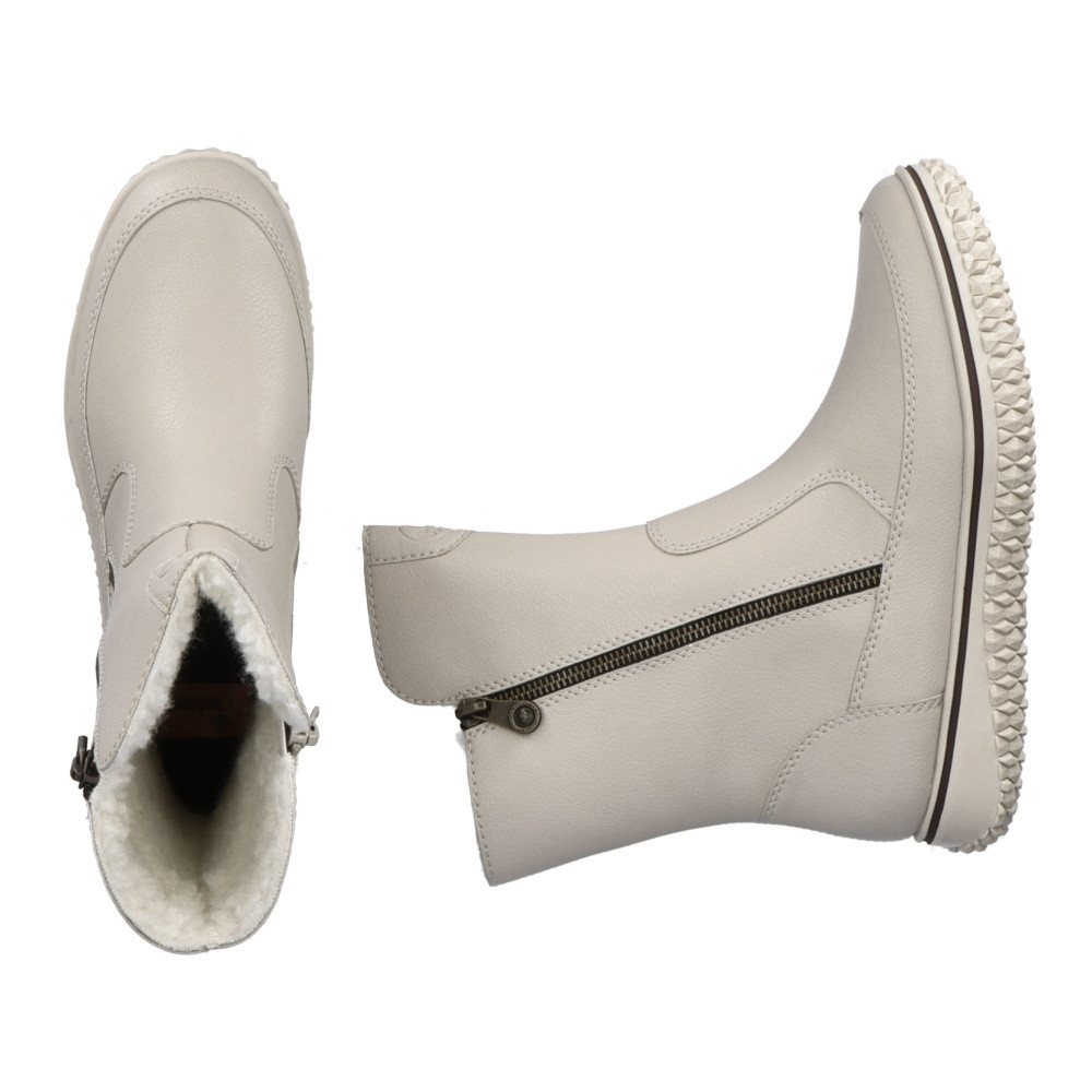 detail Dámská kotníková obuv RIEKER Z4051-60 béžová W4