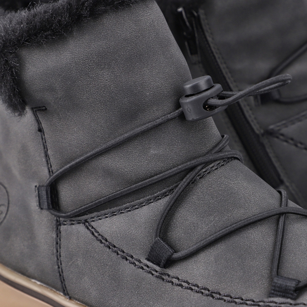 detail Dámska členková obuv RIEKER Z4278-45 sivá W2