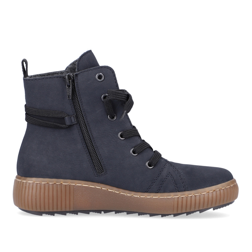 detail Dámská kotníková obuv RIEKER Z6637-14 modrá W4