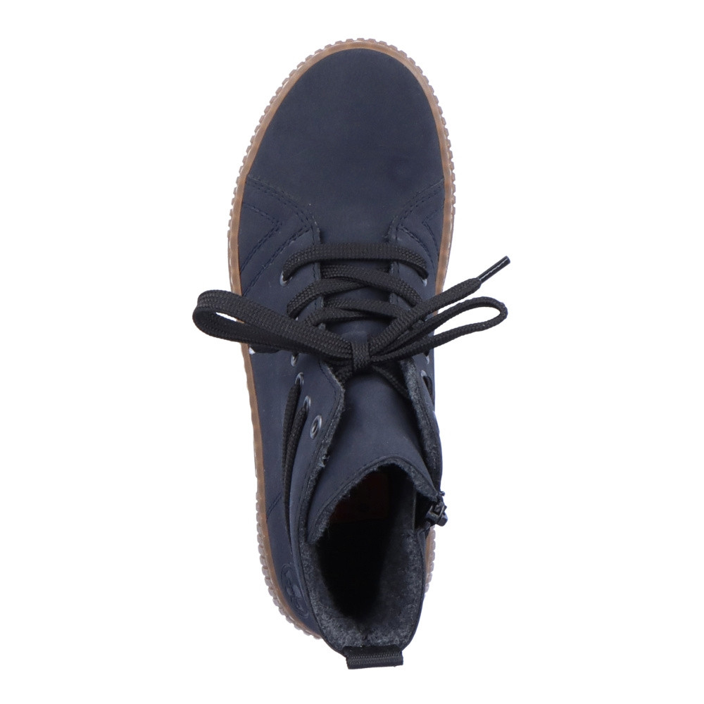 detail Dámská kotníková obuv RIEKER Z6637-14 modrá W4