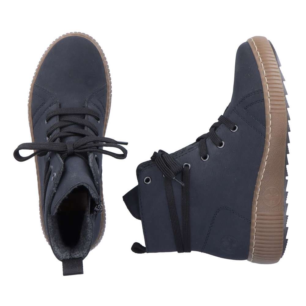 detail Dámská kotníková obuv RIEKER Z6637-14 modrá W4