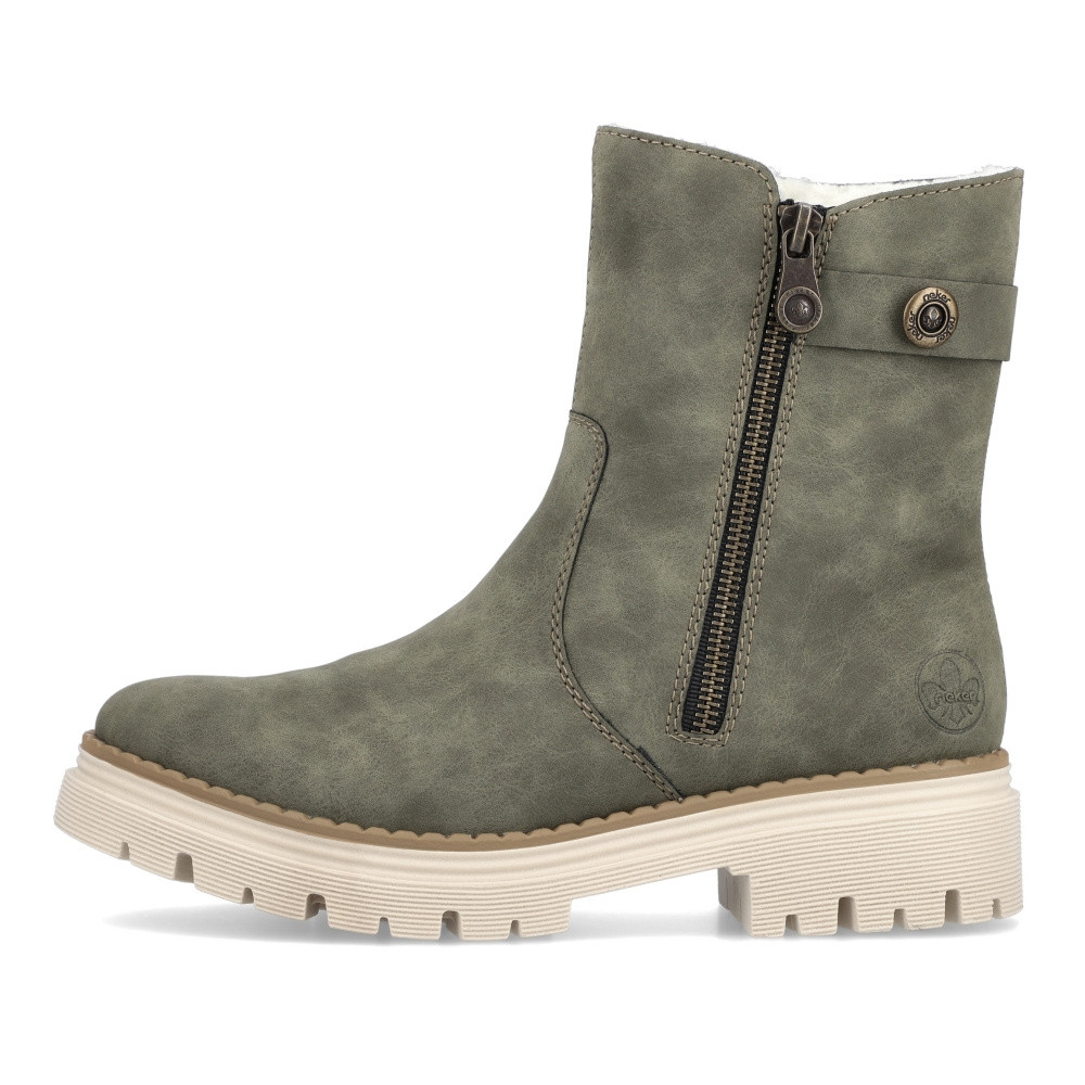 detail Dámská obuv RIEKER RIE-10302893-W2 zelená