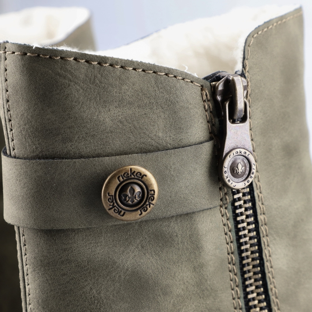 detail Dámská obuv RIEKER RIE-10302893-W2 zelená