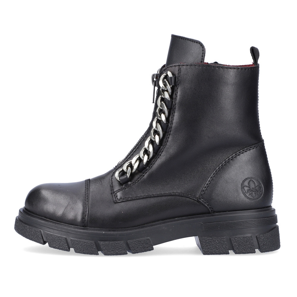 detail Dámska členková obuv RIEKER Z9156-00 čierna W2