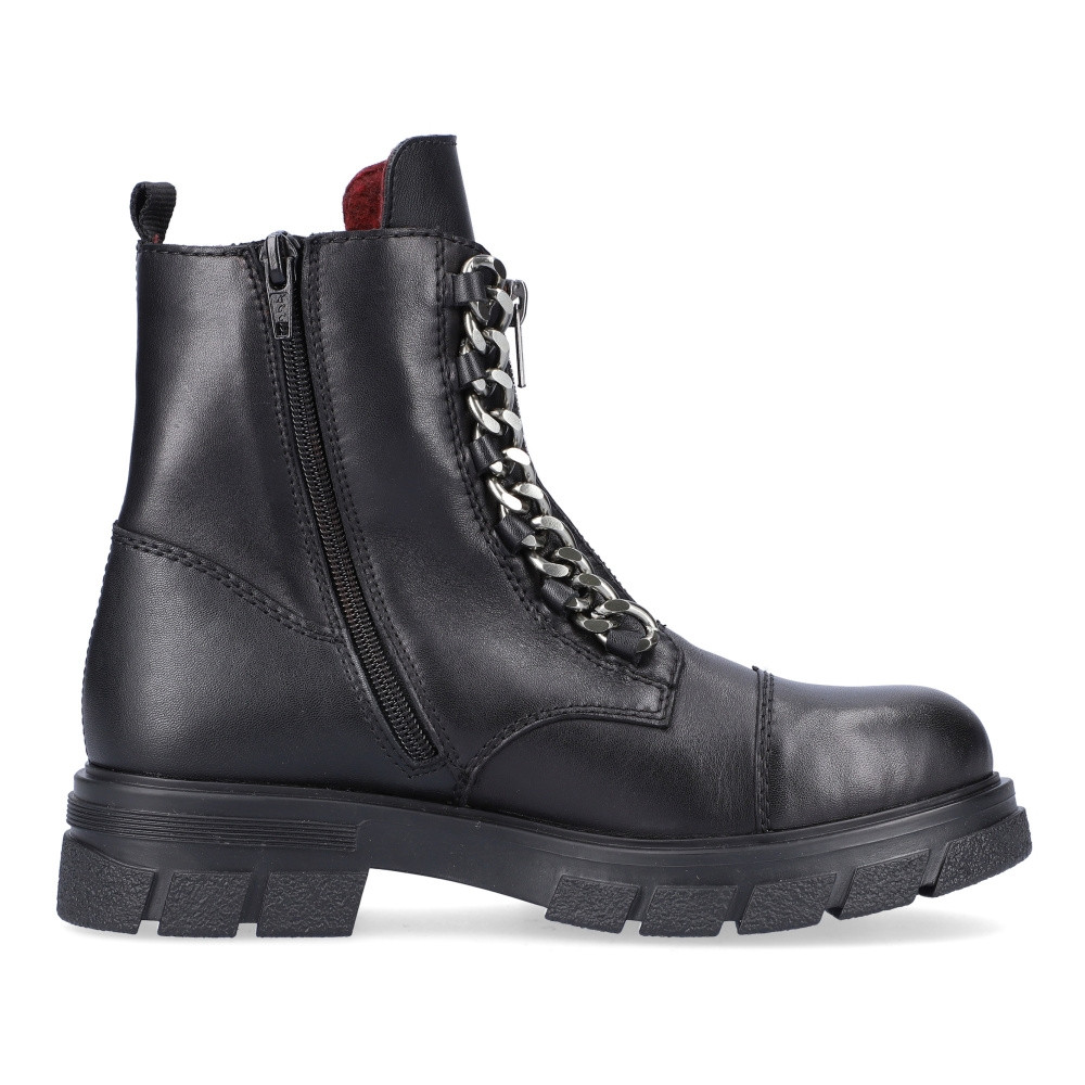 detail Dámska členková obuv RIEKER Z9156-00 čierna W2