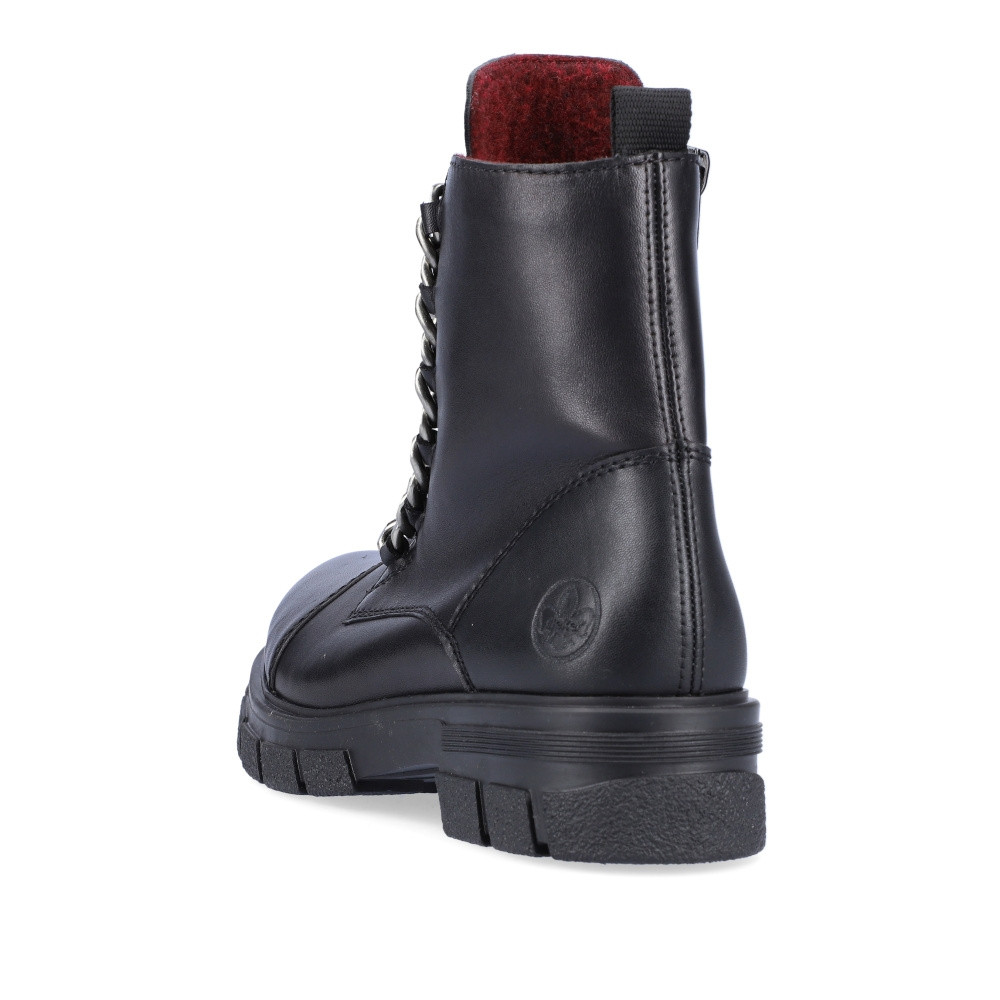 detail Dámska členková obuv RIEKER Z9156-00 čierna W2