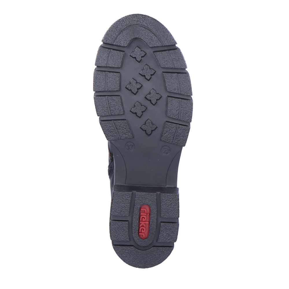 detail Dámska členková obuv RIEKER Z9156-00 čierna W2