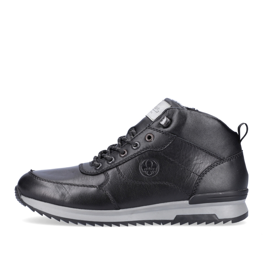 detail Pánská kotníková obuv RIEKER 16136-00 černá W4