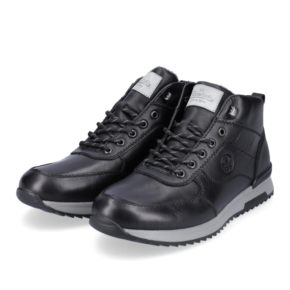 detail Pánská kotníková obuv RIEKER 16136-00 černá W4