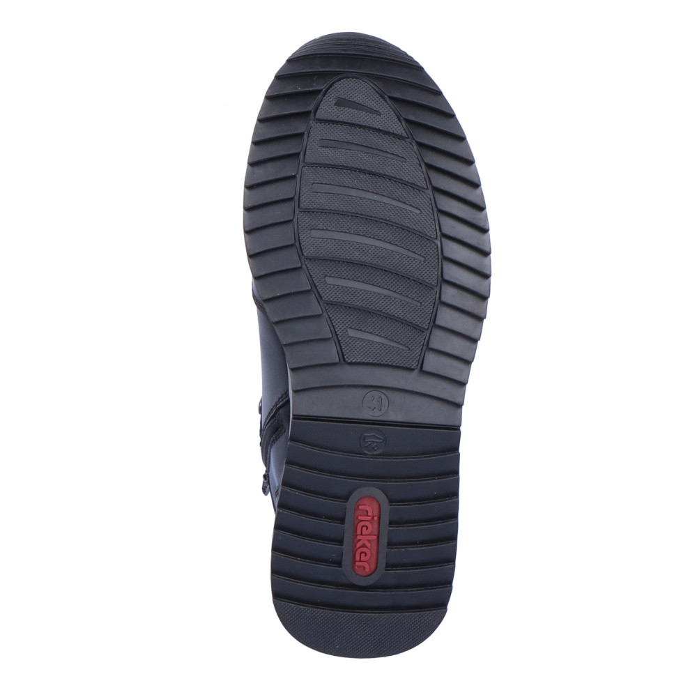 detail Pánská kotníková obuv RIEKER 16136-00 černá W4