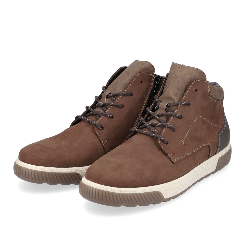 detail Pánská kotníková obuv RIEKER 18914-22 hnědá W3