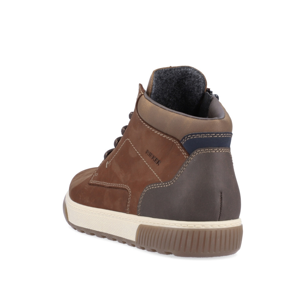 detail Pánská kotníková obuv RIEKER 18914-22 hnědá W3