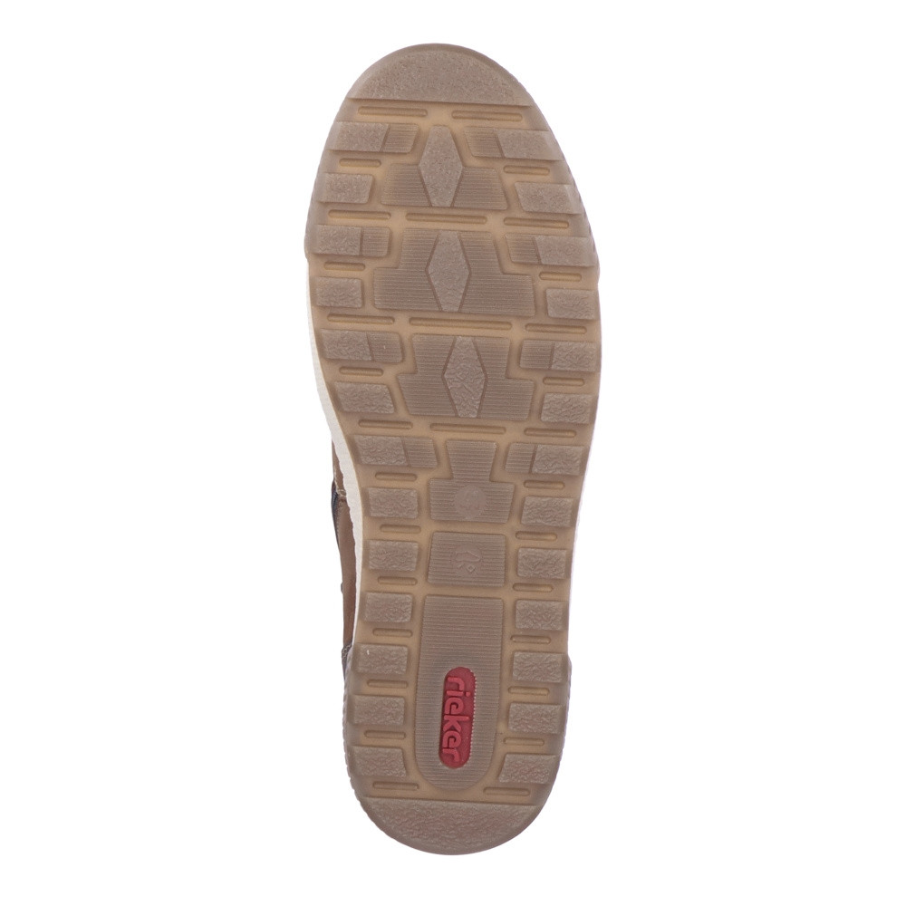 detail Pánská kotníková obuv RIEKER 18914-22 hnědá W3