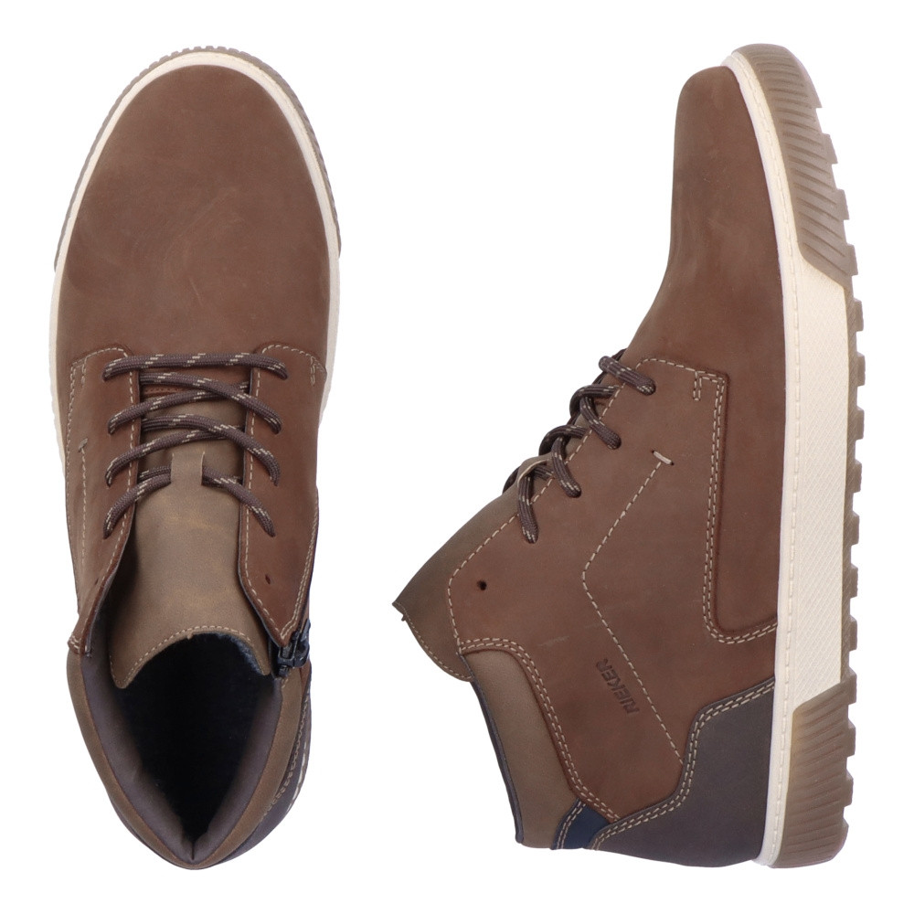 detail Pánská kotníková obuv RIEKER 18914-22 hnědá W3