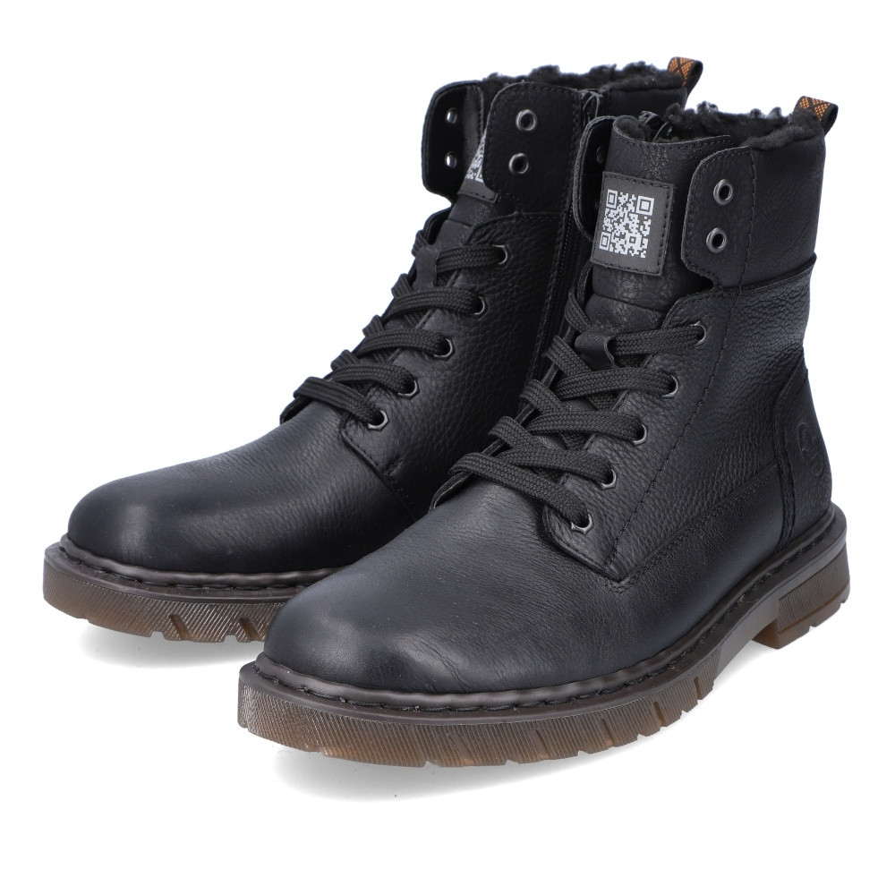 detail Pánská kotníková obuv RIEKER 31602-00 černá W4