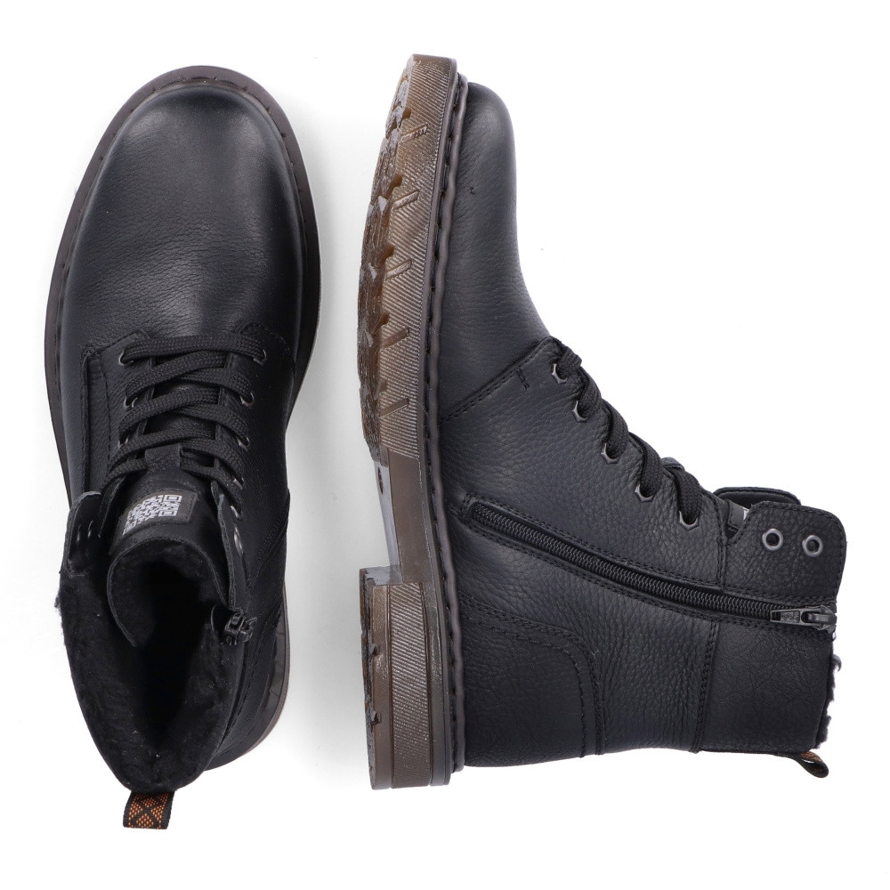 detail Pánská kotníková obuv RIEKER 31602-00 černá W4