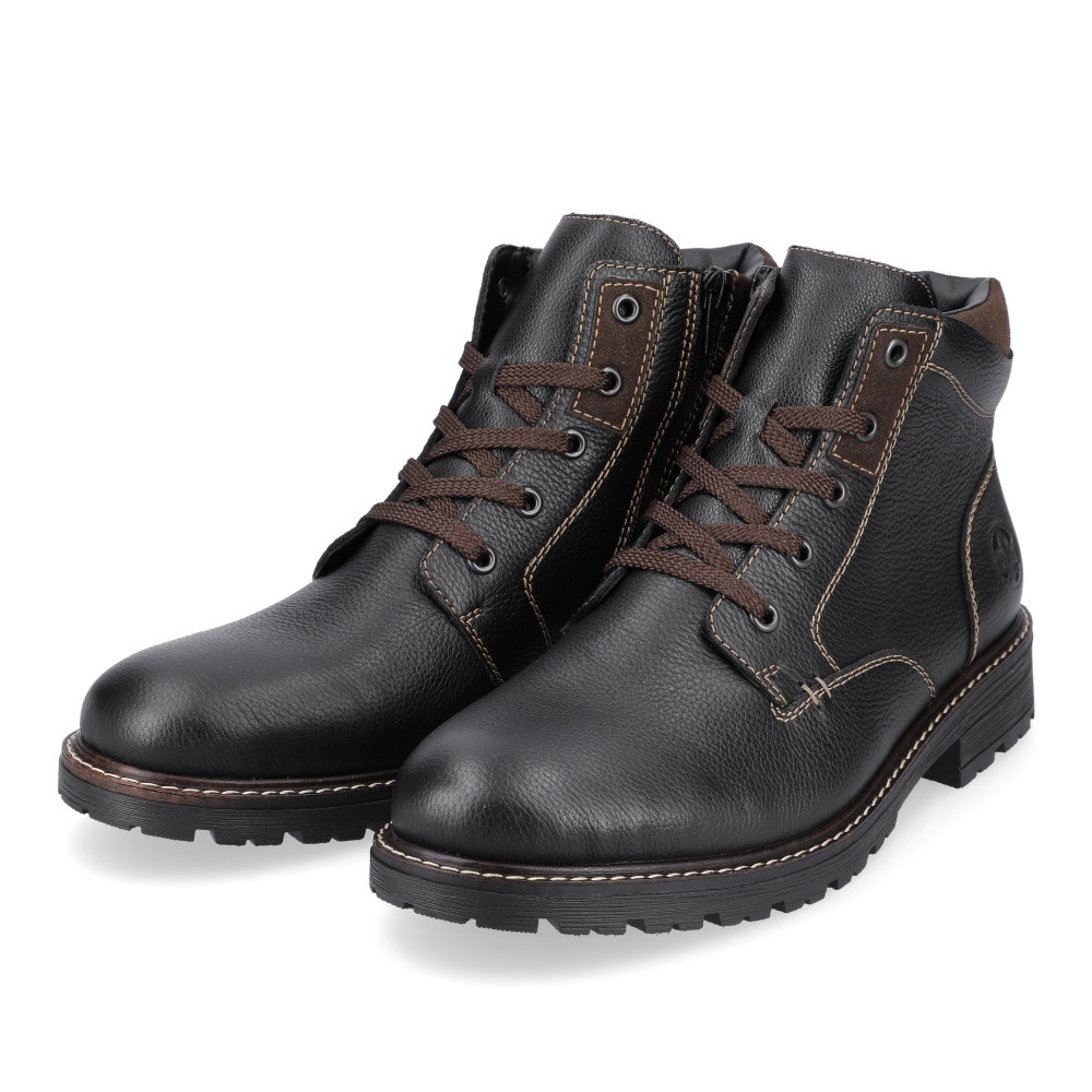 detail Pánská kotníková obuv RIEKER 32005-00 černá W2