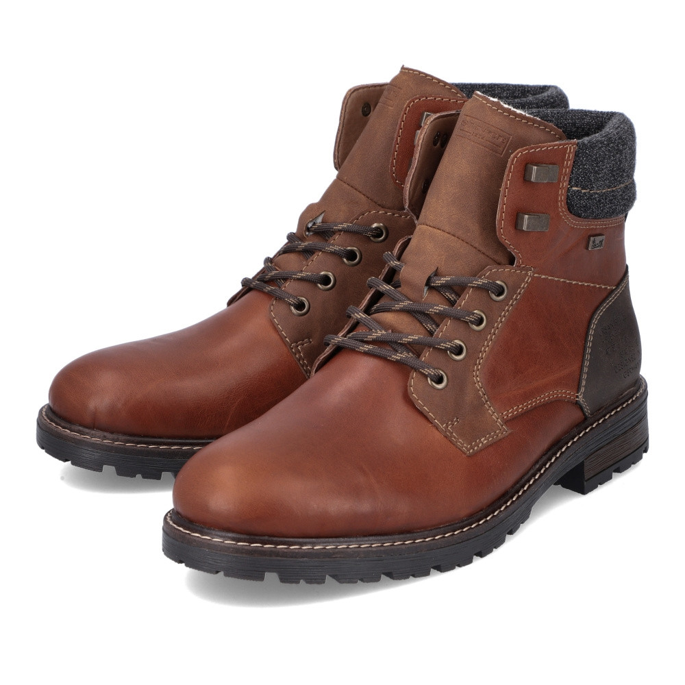 detail Pánska členková obuv RIEKER 32040-25 hnedá W3