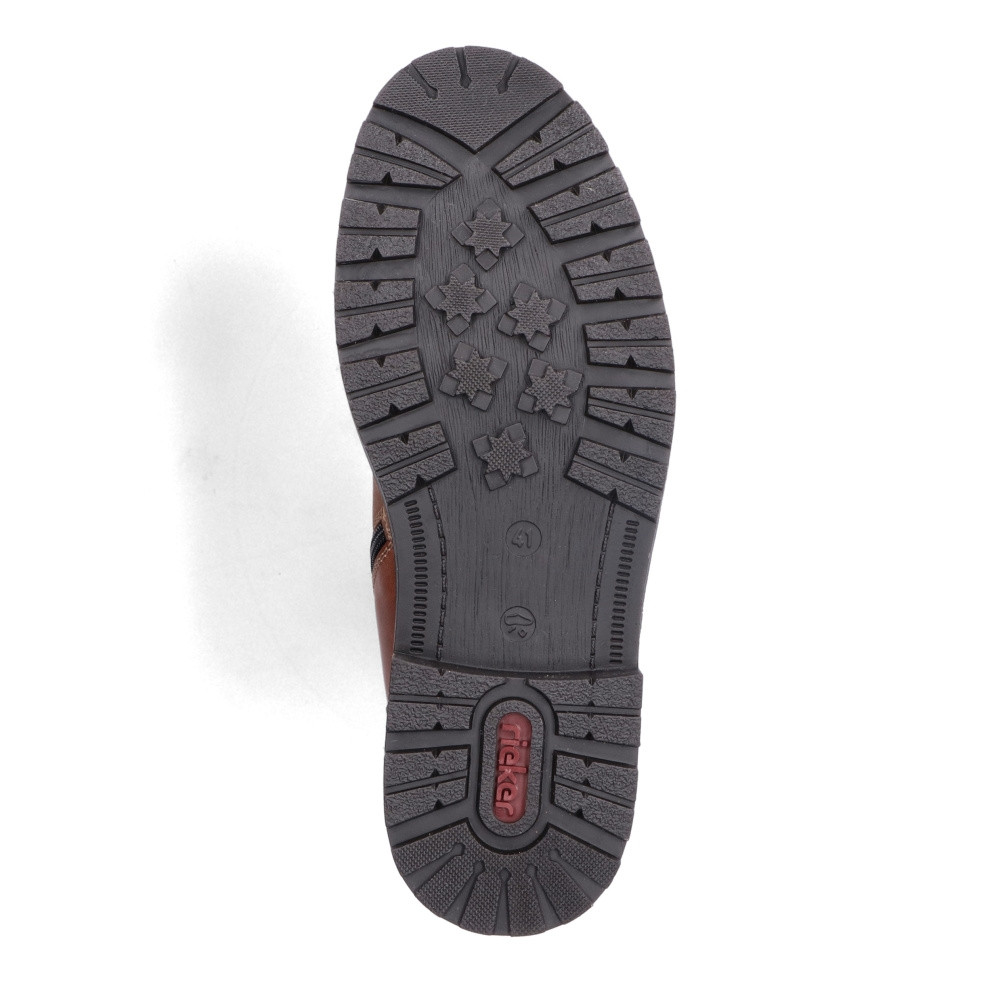 detail Pánska členková obuv RIEKER 32040-25 hnedá W3