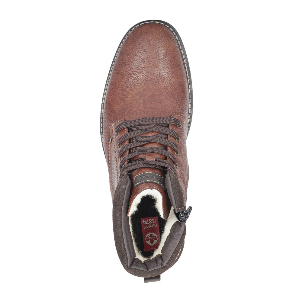 detail Pánská kotníková obuv RIEKER 33140-25 hnědá W4
