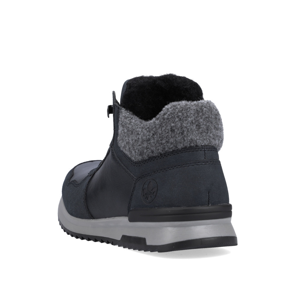 detail Pánská kotníková obuv RIEKER 36140-14 modrá W2