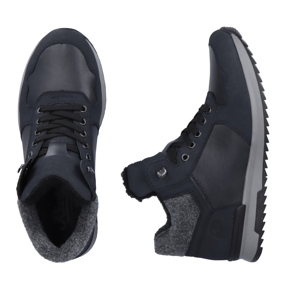 detail Pánská kotníková obuv RIEKER 36140-14 modrá W2