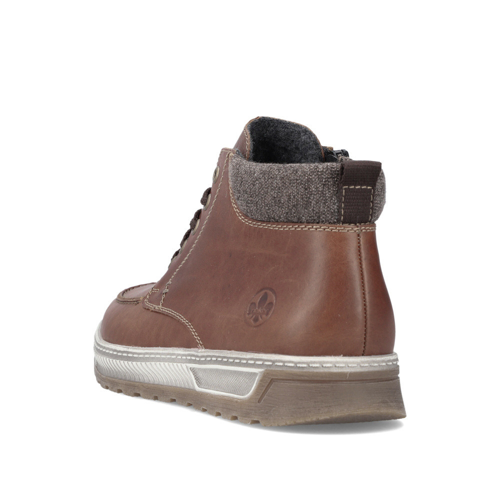 detail Pánská kotníková obuv RIEKER 37022-24 hnědá W4