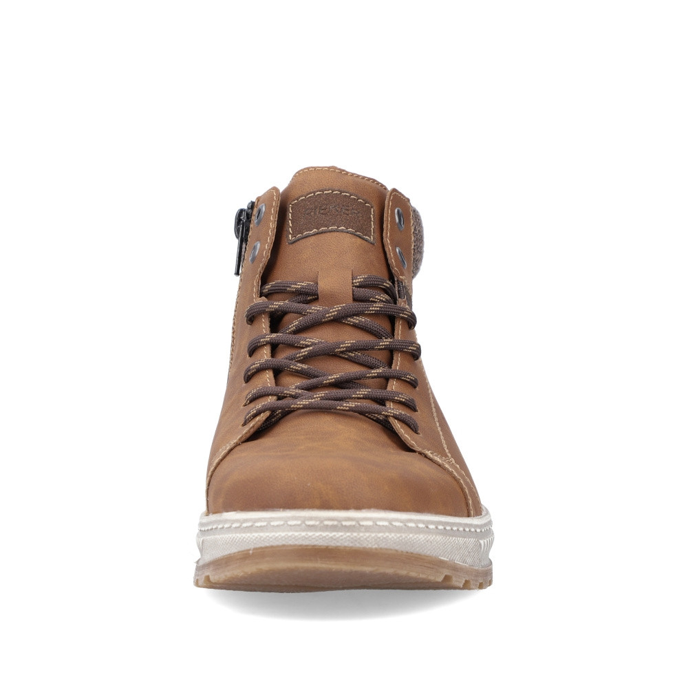 detail Pánská kotníková obuv RIEKER 37040-24 hnědá W2