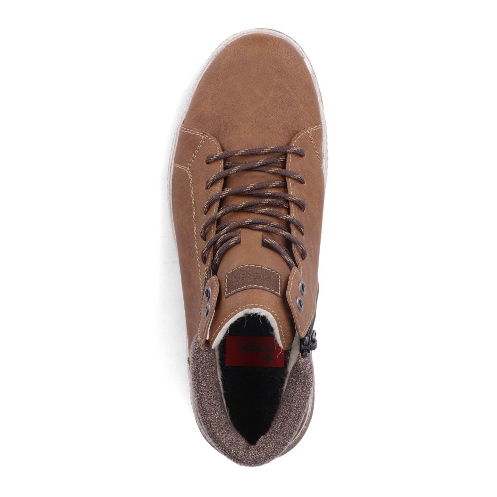 detail Pánská kotníková obuv RIEKER 37040-24 hnědá W2