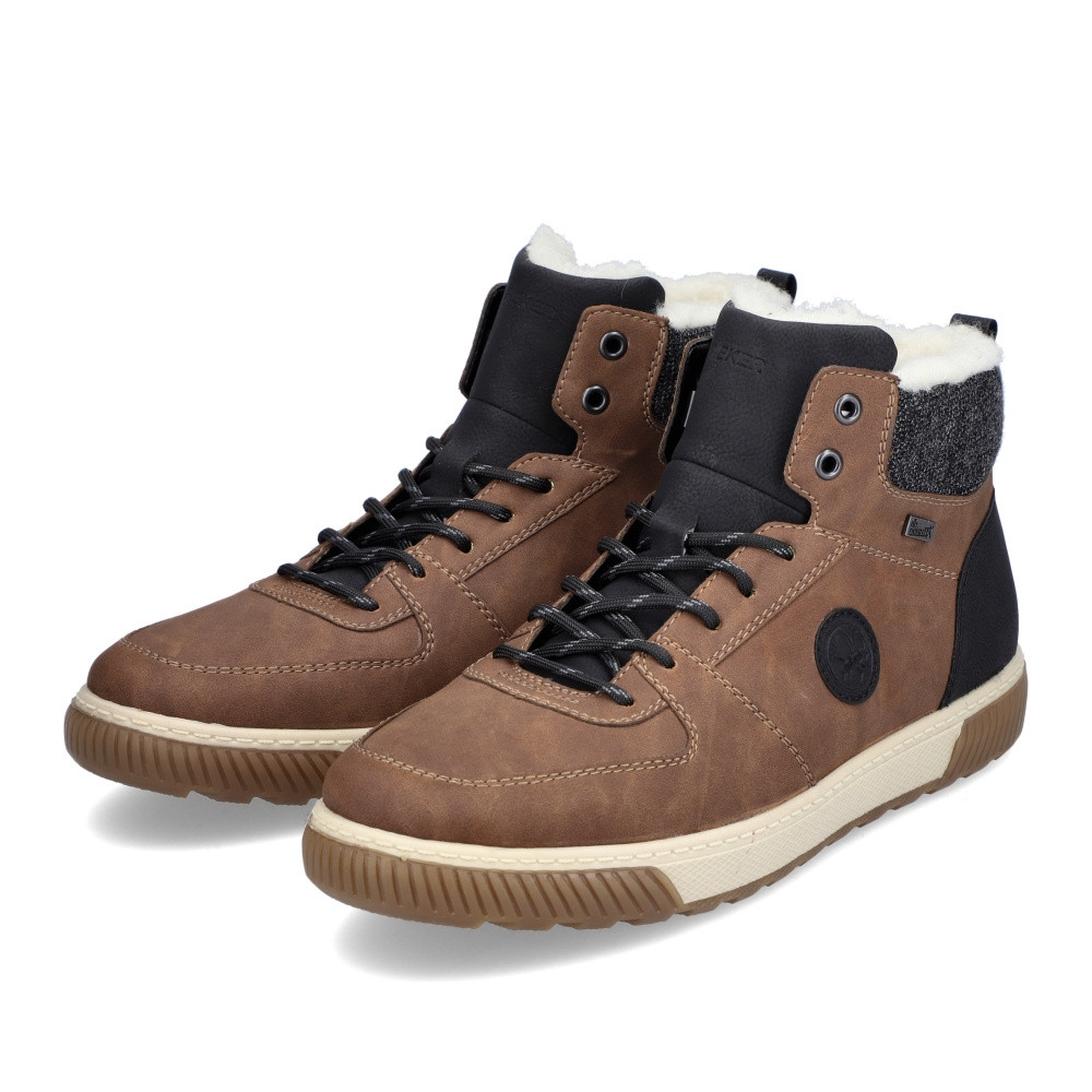 detail Pánska členková obuv RIEKER 38932-24 hnedá W4