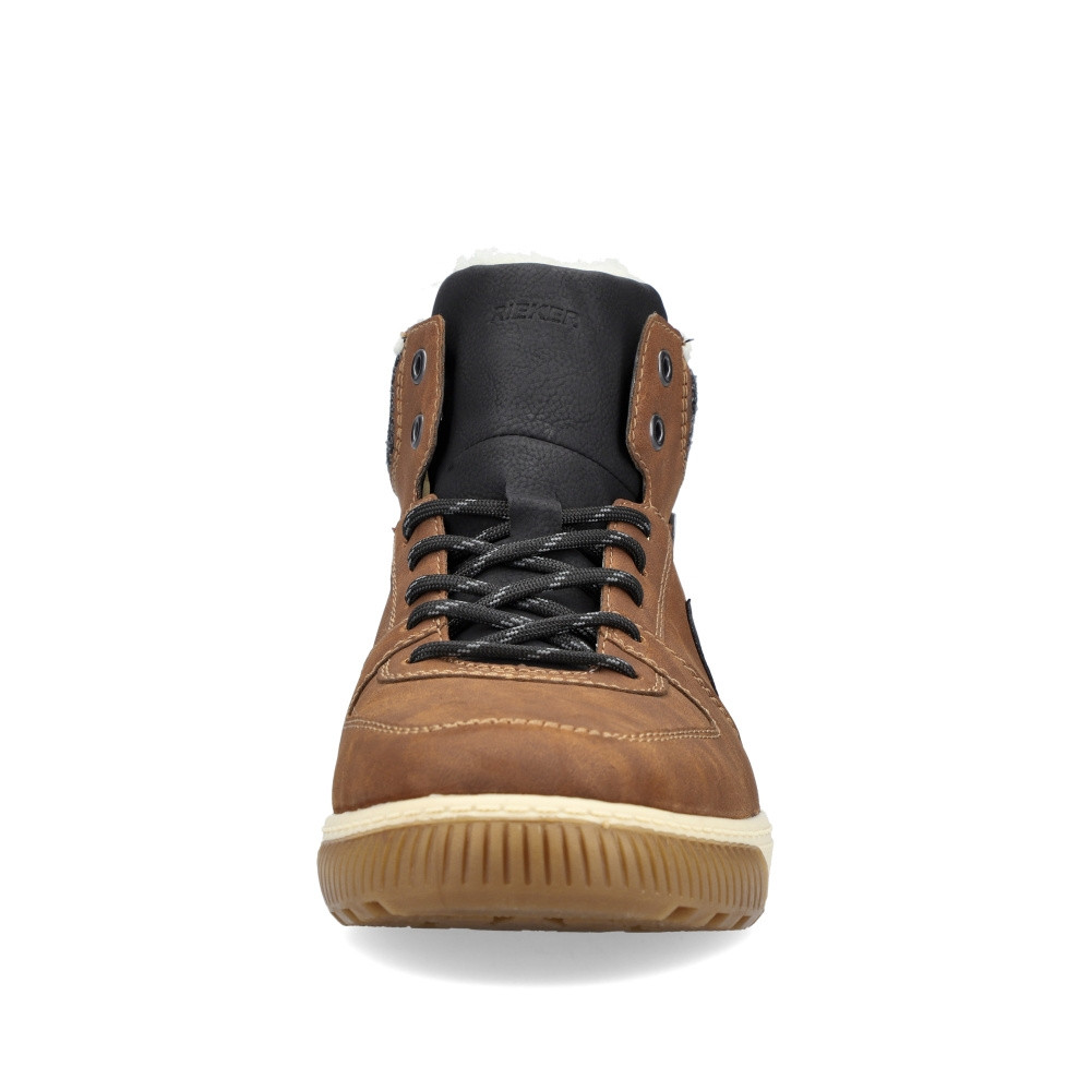 detail Pánska členková obuv RIEKER 38932-24 hnedá W4