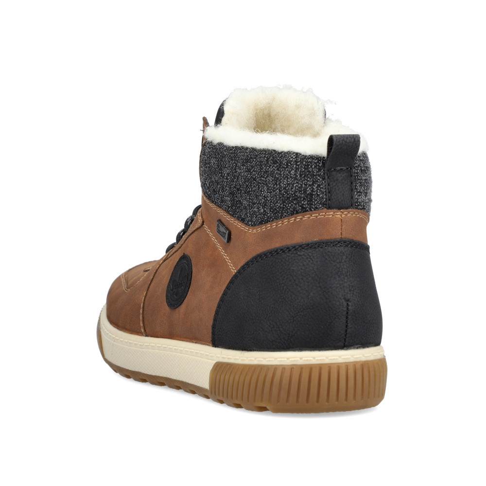 detail Pánska členková obuv RIEKER 38932-24 hnedá W4