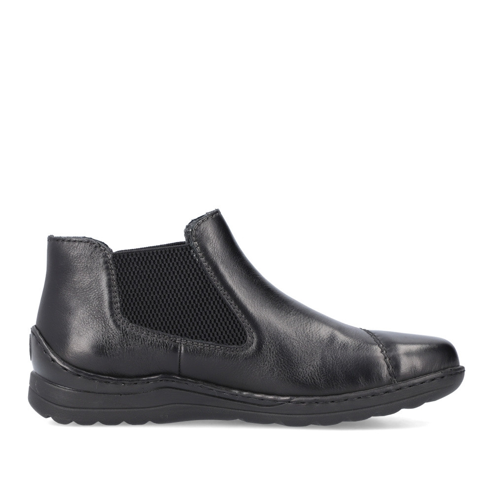 detail Dámská kotníková obuv RIEKER 48990-00 černá W2