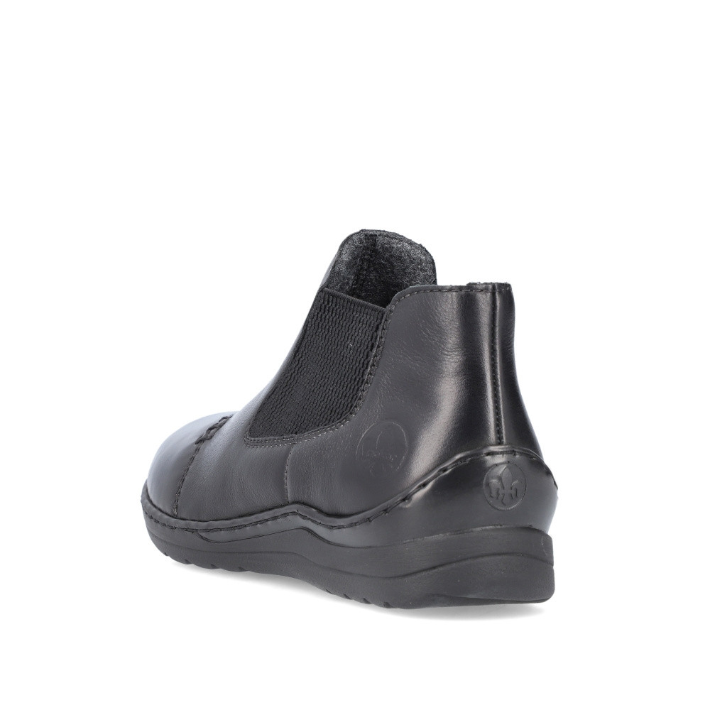 detail Dámská kotníková obuv RIEKER 48990-00 černá W2