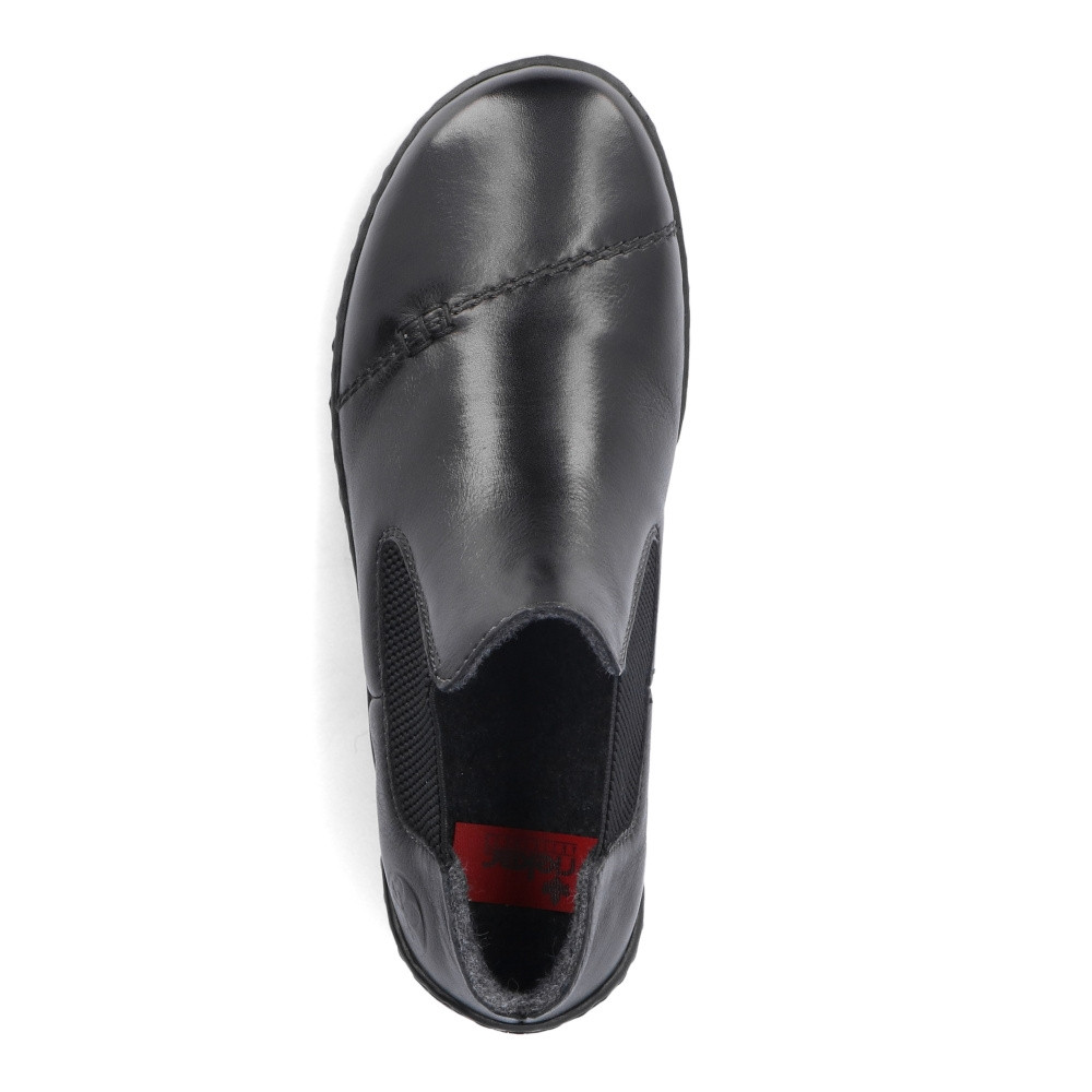 detail Dámská kotníková obuv RIEKER 48990-00 černá W2