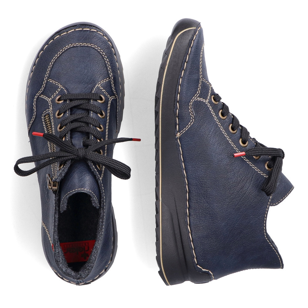 detail Dámská kotníková obuv RIEKER 51542-14 modrá W2